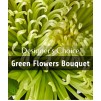Choix du fleuriste - Bouquet teintes vertes